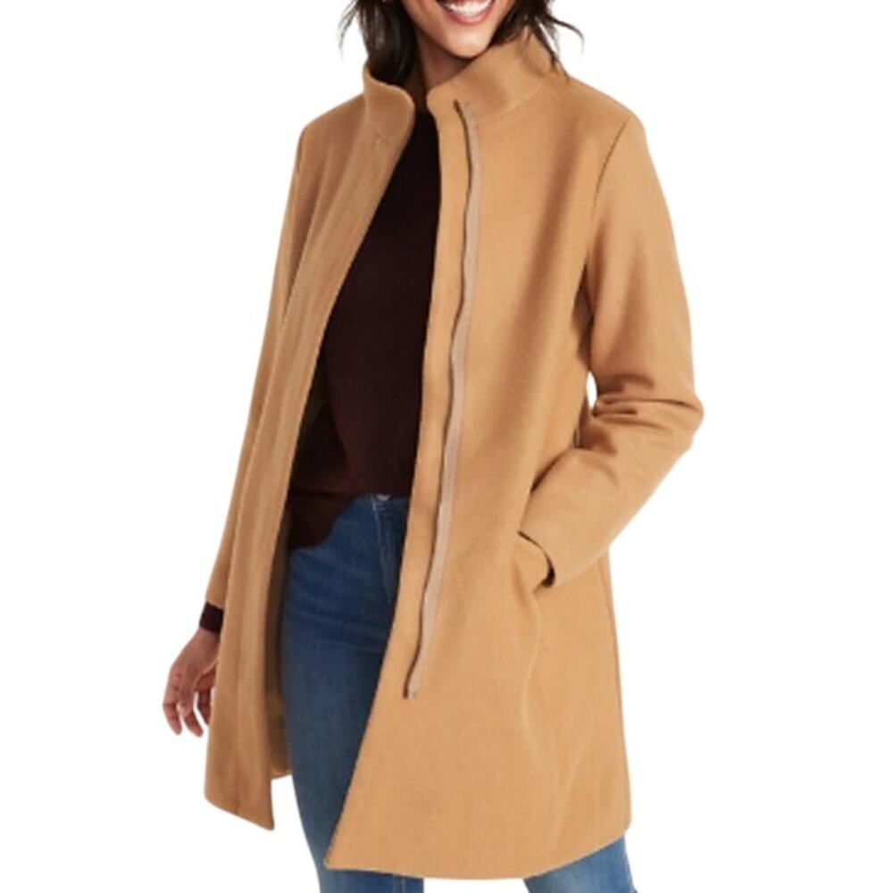 NEW Old Navy Funnel Neck Coat XL